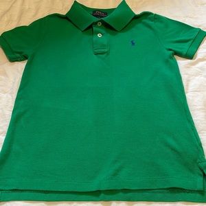 Boys Ralph Lauren shirt sleeve polo shirt.